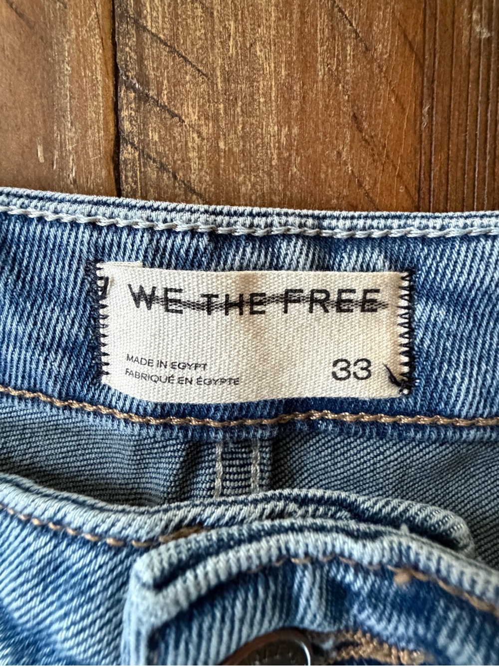 Women’s We The Free Free People Emre Flare Denim Blue Jeans 33 New NWT - Picture 5 of 10